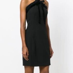 Michael Kors Size 10 Velvet Ribbon Bow Detail Cocktail Dress CUTE